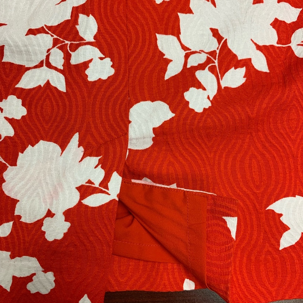 Talbots Red & White Valentines Day Pencil Skirt - Picture 6 of 7